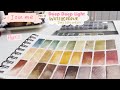 Swatching the whole Deep Deep Light Watercolour Collection | Part 3