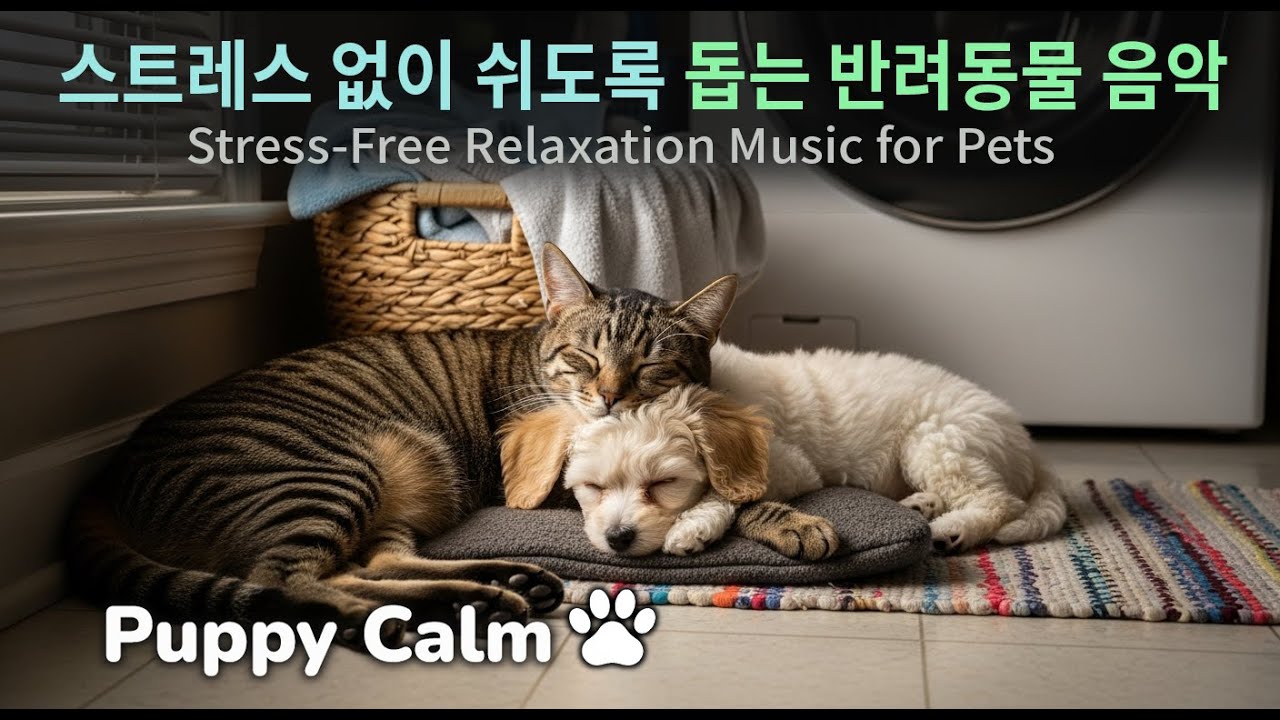 스트레스 없이 쉬도록 돕는 반려동물 음악 Stress-Free Relaxation Music for Pets  Puppy Calm