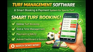 Turf Management Software | Smart Booking & Payment System for Sports Turf screenshot 1