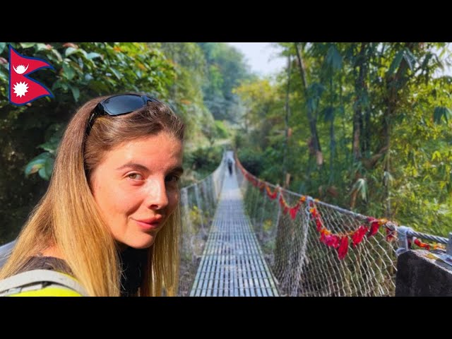 Travel vlog - Day 1 | Annapurna Base Camp Trek | Nayapool to Tikhedhunga | Trekking in Nepal