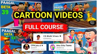 😱Pagal beta jaisa cartoon video kaise banaen😧|| how to create ✅pagal beta funny cartoon video screenshot 5