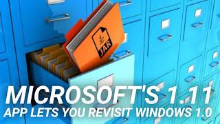 Microsoft's 1.11 App Lets You Revisit Windows 1.0