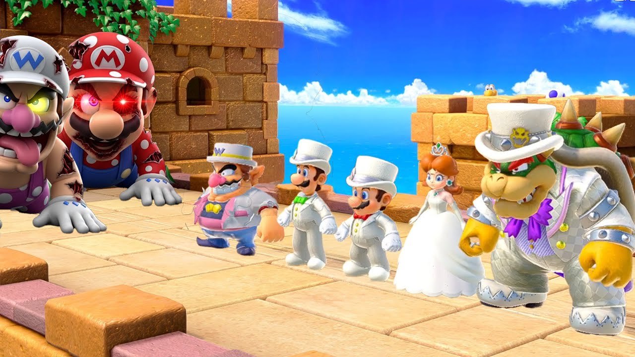 スーパー マリオパーティ】ミニゲーム マリオ タキシード プリンセス