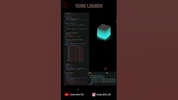 Cube Loader HTML || CSS || #coding #html #javascript  #css #shorts #2 #ytshorts