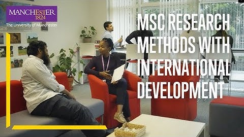 Study MSc Research Methods with International Development