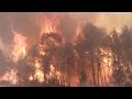 Incendi Forestal - Òdena 2015. Flanc dret Montserrat Park.