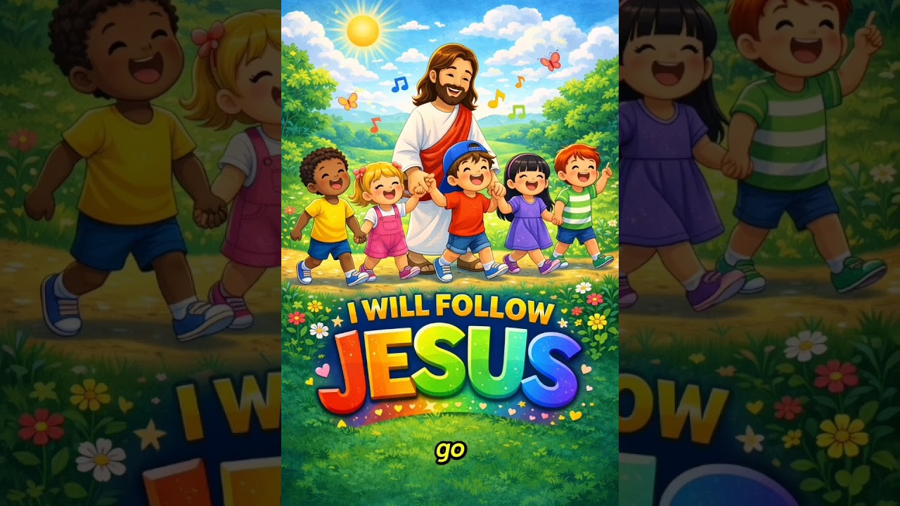 I Will Follow Jesus – Children’s Worship Song for Sunday School & Nursery