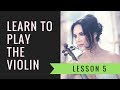 Learn the VIOLIN ONLINE | Lesson 5/30 - Learning the open string notes