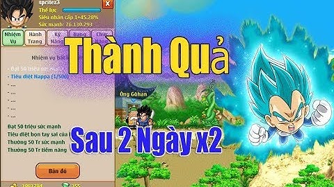 Ngọc Rồng Online - Sự Thay Đổi Của e Spritez3 Sau 2 Ngày Cày Cuốc