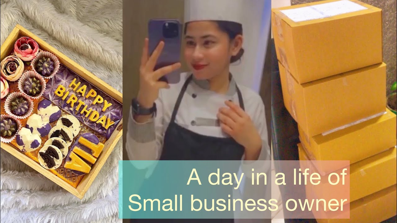 A day in a life of small business owner | chocolate business | small ...