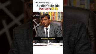 SIR DIDN'T like his hairstyle🥲🥲 | Upsc interview #upsc #ias #motivation