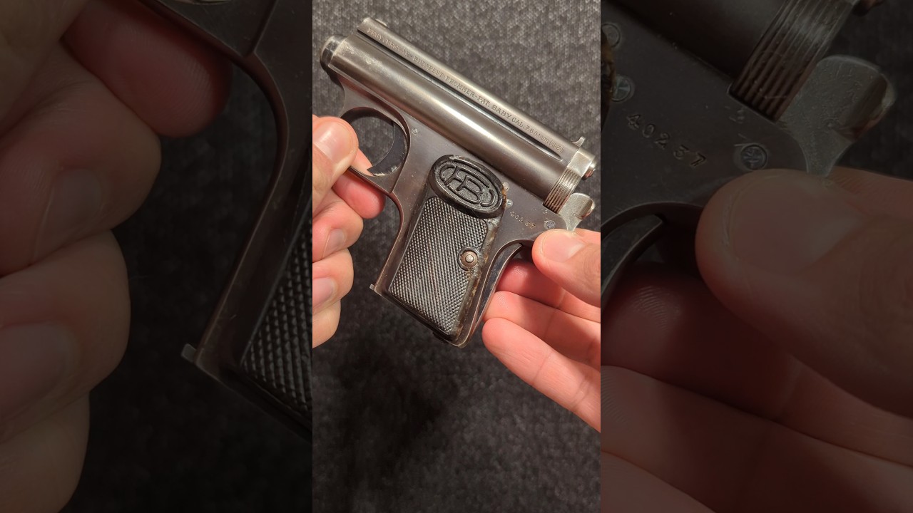 Frommer "Baby" Stop - Pocket Version of the Frommer Stop - Complex Hungarian Long Recoil Pistol