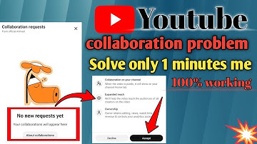 Youtube Collaboration Link Not working | Invite a collaborator Youtube | Collaborator on Youtube 