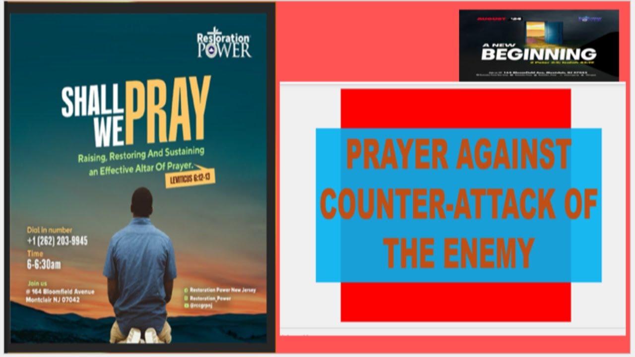 SHALL WE PRAY: PRAYER AGAINST COUNTER-ATTACK OF THE ENEMY - YouTube