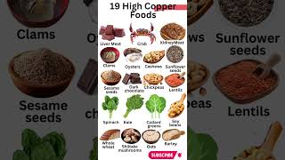 19 High Copper Foods #shorts #viral #health