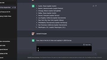 Convert JSON to CSV with ChatGPT