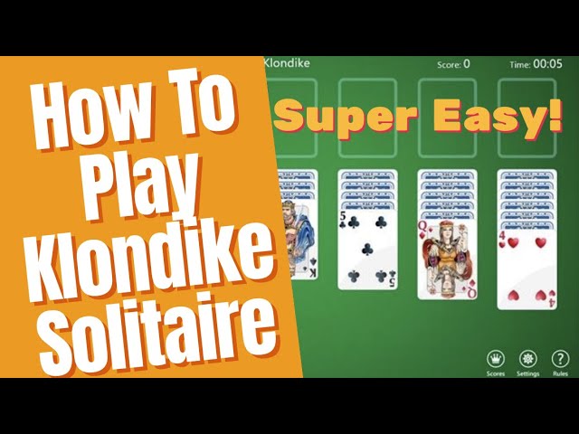 How to play Patience/Solitaire/Klondike 