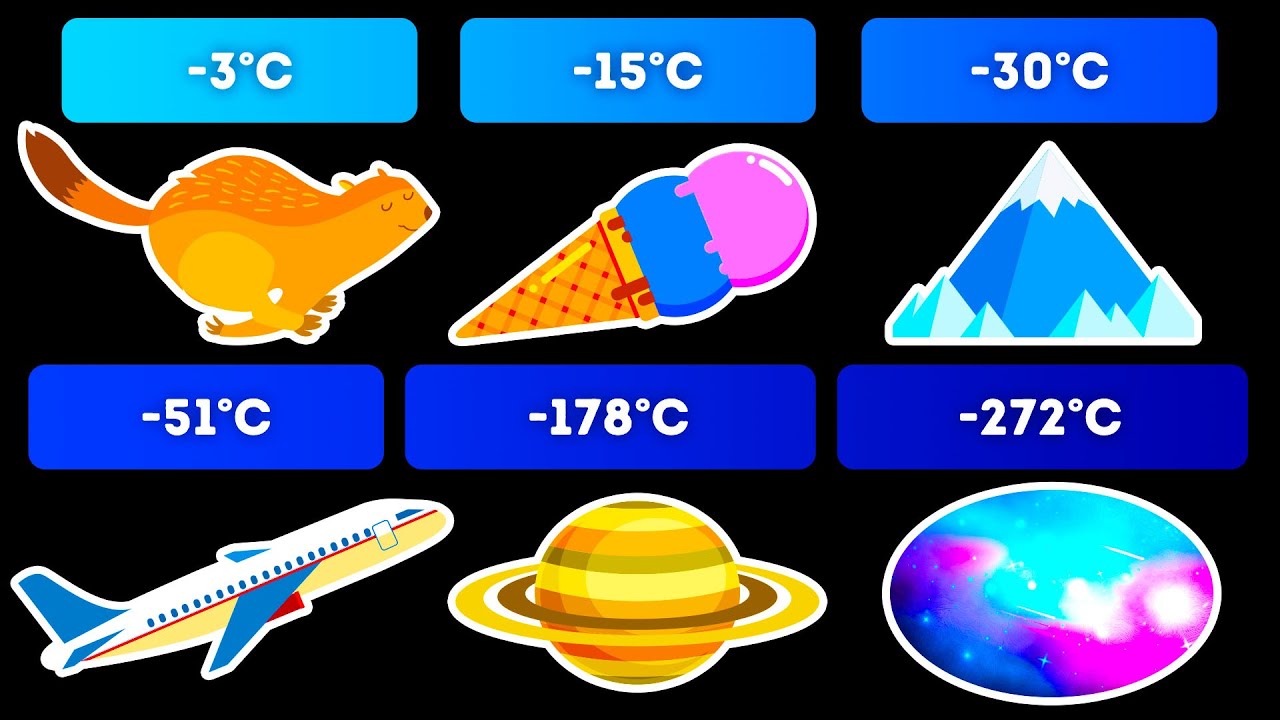 La comparación de las cosas más frías - YouTube