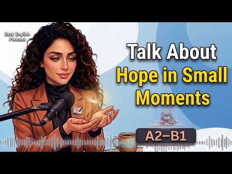English Podcast for Daily Life English Conversation | Talk About Hope in Small Moments Easy English