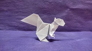 How To Make A Paper Squirrel Easy - Origami Squirrel Easy - Easy Origami
