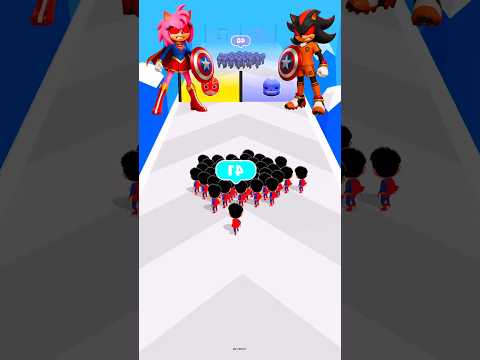 HELP! SUPE SHADOW MAKES SUPERGIRL AMY LOOK WEAK SUPER FIGHT 3D! 😰💥 #SonicTheHedgehog #Sonic #Shorts