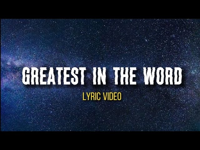 Greatest In The World (Live) - vplanetboom