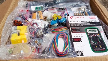 Cheap Science Kit With DC Motors & Electronics Components! | Budget Unboxing