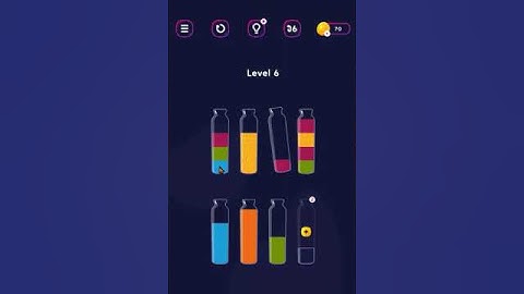 Get Color  -  Water Sort Puzzle level 6 | Mobile Games