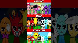 Incredibox Sprunki Abgerny Babies Retake Vs Swap Vs Pyramixed Mix Version