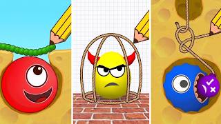 3×3 Player Hungry Balls 2 & Draw To Smash Puzzle - Full Gameplay Walkthrough screenshot 1