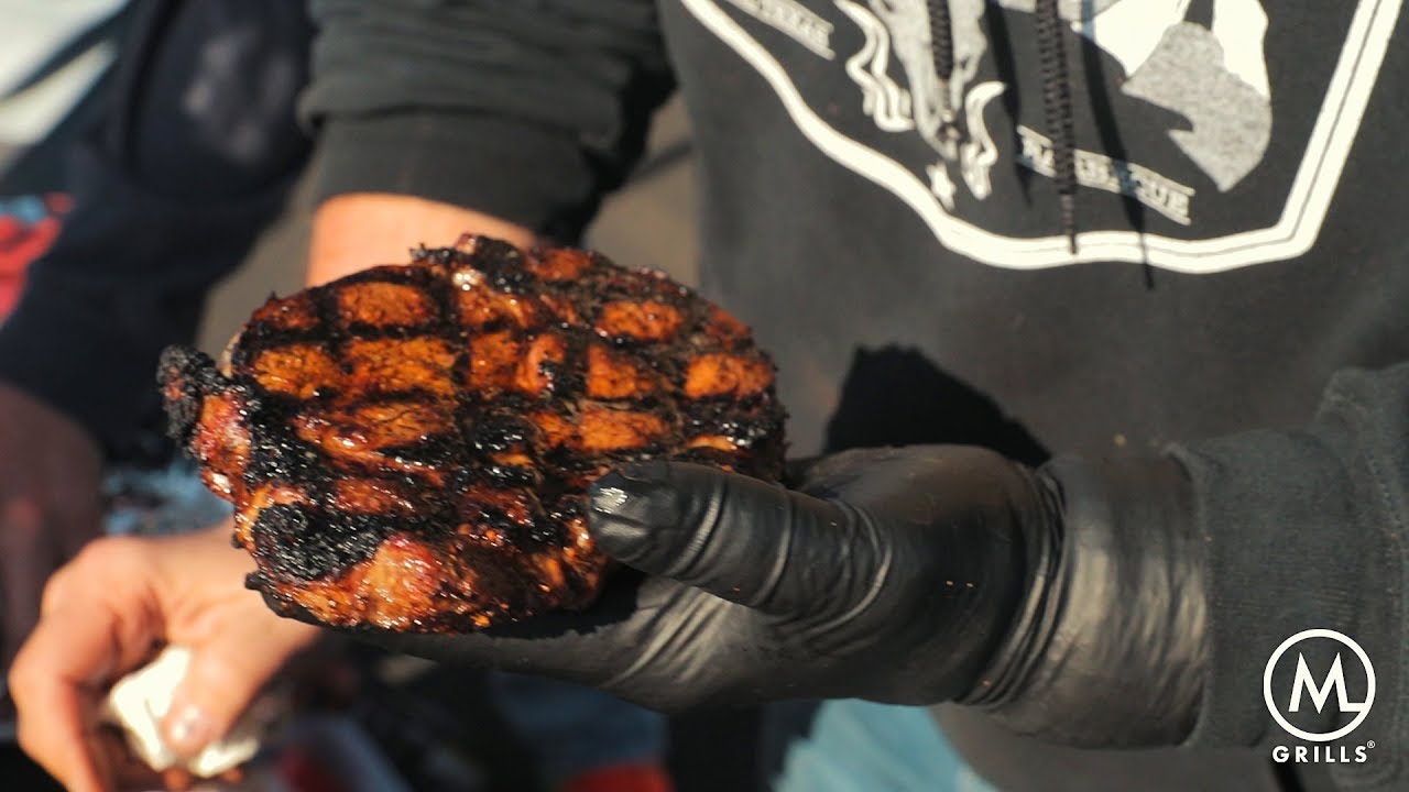 Reverse Seared Steaks on the M1 in Competition.
