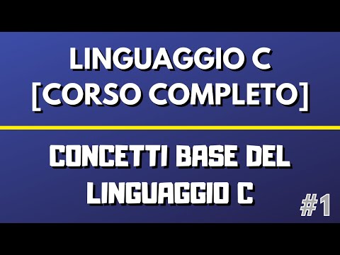 Video: Quale comitato ha standardizzato il linguaggio di programmazione c?