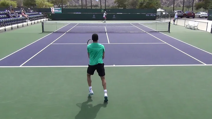 2019 Indian Wells Practice  Roberto Batista Agut