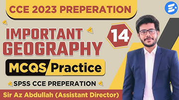 World Geography MCQs For SPSC CCE 2023 Preparation | CCE SPSC