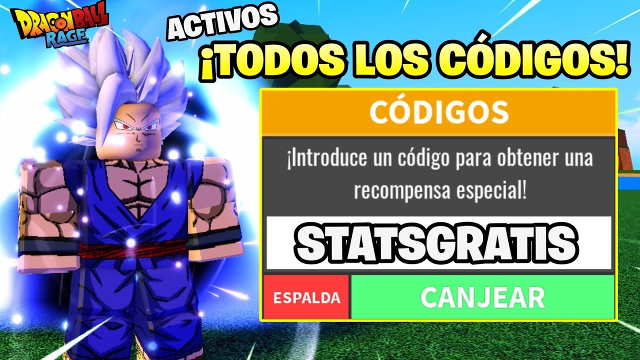 Códigos de Dragon Ball Rage Roblox