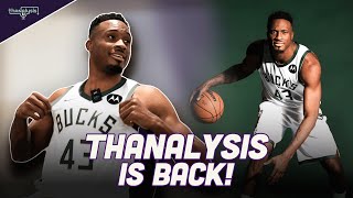 Were Back Thanasis Antetokounmpo Returns To The Milwaukee Bucks Nba Media Day.