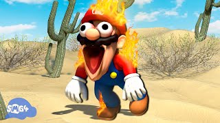 Мульт SMG4 Mario Gets Lit