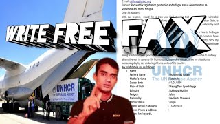 How to write Free UNHCR  application or fax by Rohingya Star Plus screenshot 4