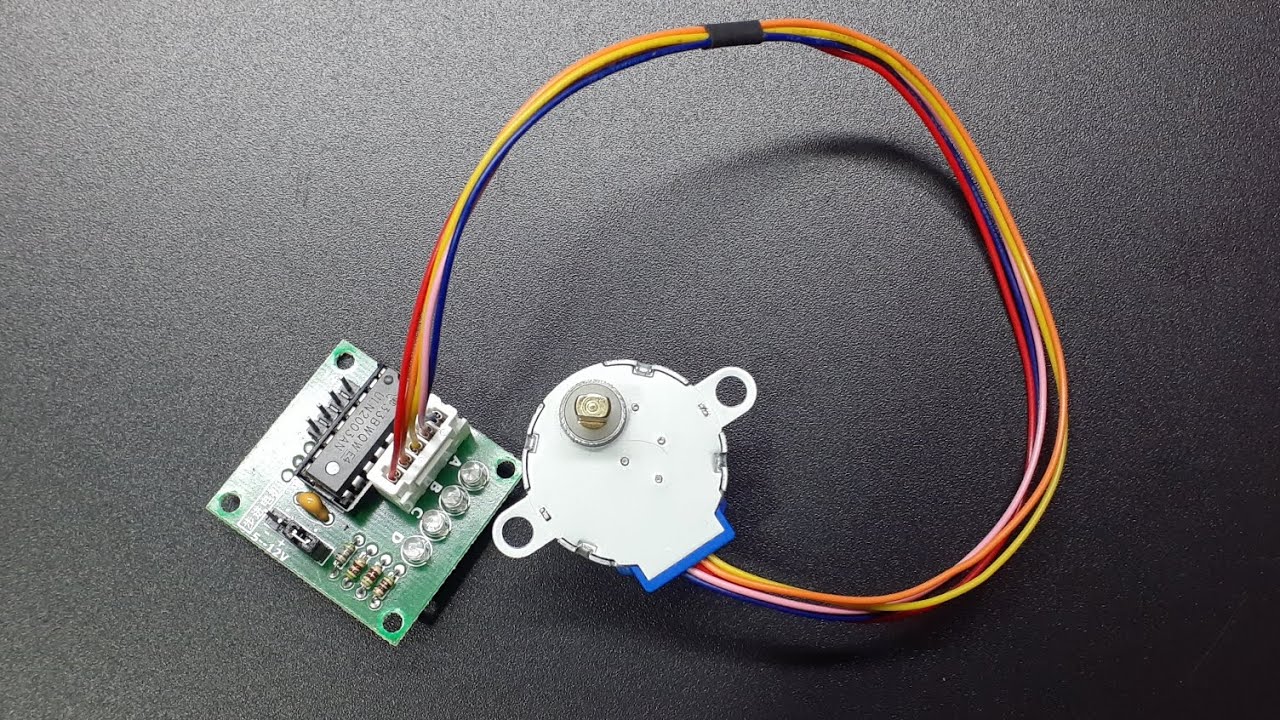 Control de motor Pap Unipolar con PIC16F877A - YouTube