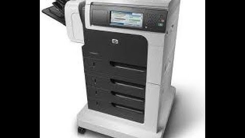 HP 4555 MFP Scan To Folder Configure - How To Scan In HP Printer - How To Scan A PDF In HP Printer