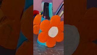 DIY Pen Holder Cardboard Flower🌸#Shorts#Ytshorts#Flower#Penholder#Viral