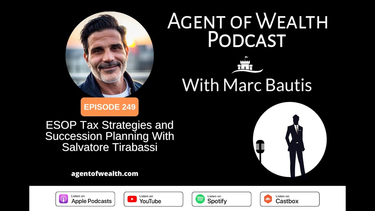 Agent of Wealth Episode 249 – ESOP Tax Strategies and Succession Planning With Salvatore Tirabassi