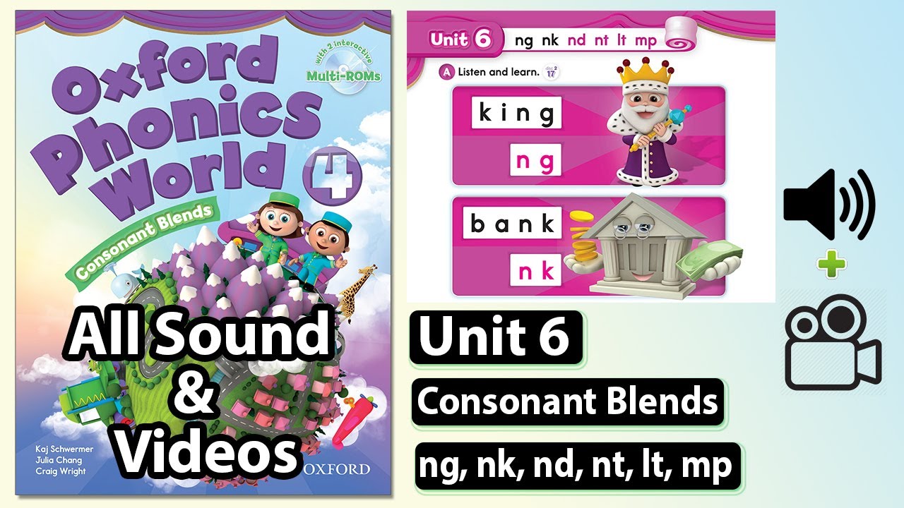 Oxford Phonics World 4 Unit 6 ng, nk, nd, nt, lt, mp YouTube