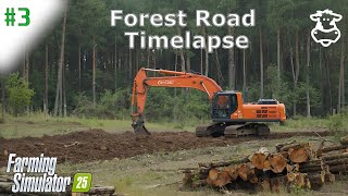 Der Waldweg ist fertig! #3 | FS25 Bau Timelapse 🚜🌲