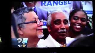 Charlie Rangel Campaigns and Dances with His Community