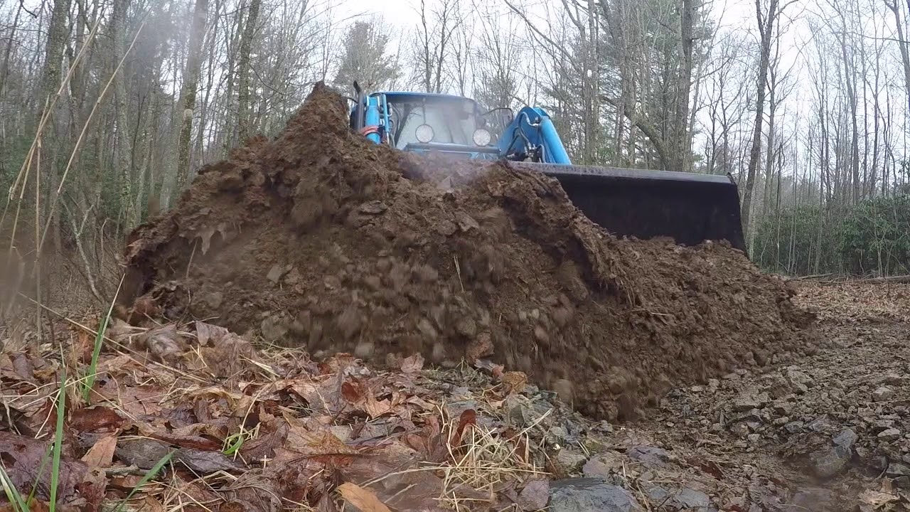 Total Driveway Regrade With A Tractor And Box Blade YouTube