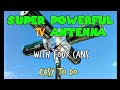 ANTENNA HDTV MANUFACTURED AT HOME * Powerful Reception *