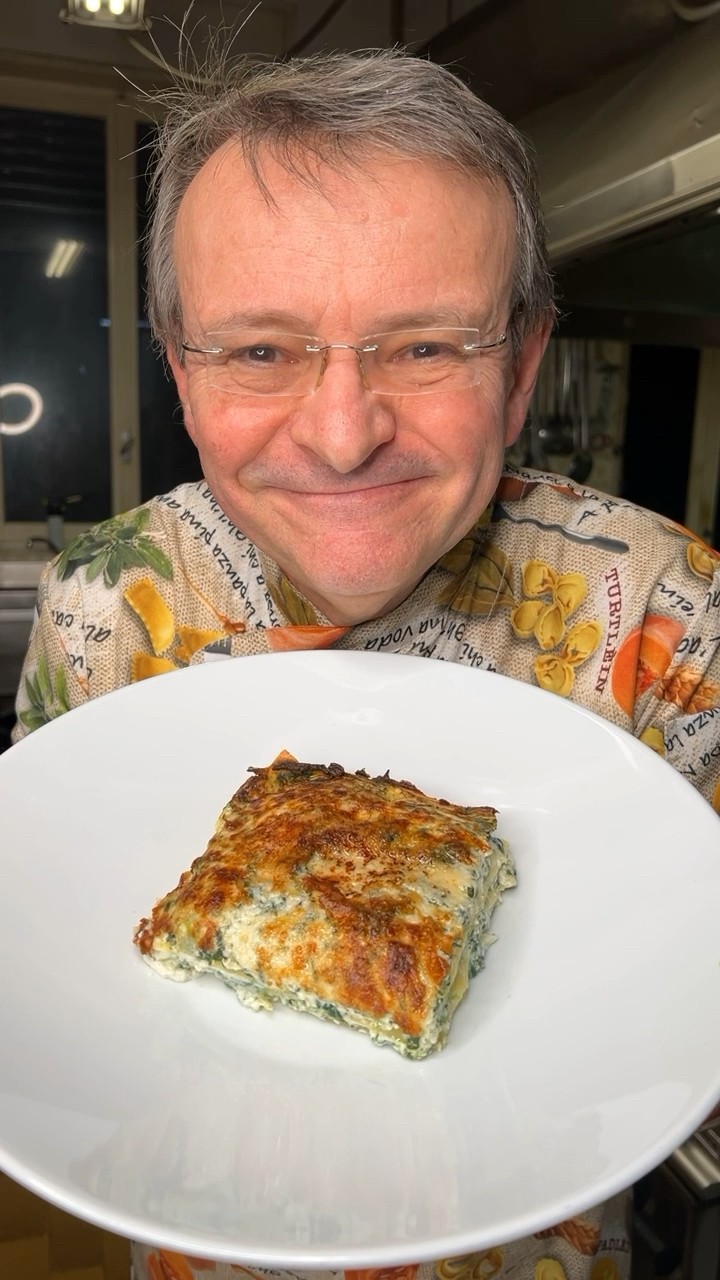 Per Pasqua: LASAGNE DI MAGRO CON RICOTTA E SPINACI👨🏻‍🍳💯🥂🐣🥬🔝😋 #foodlover ...