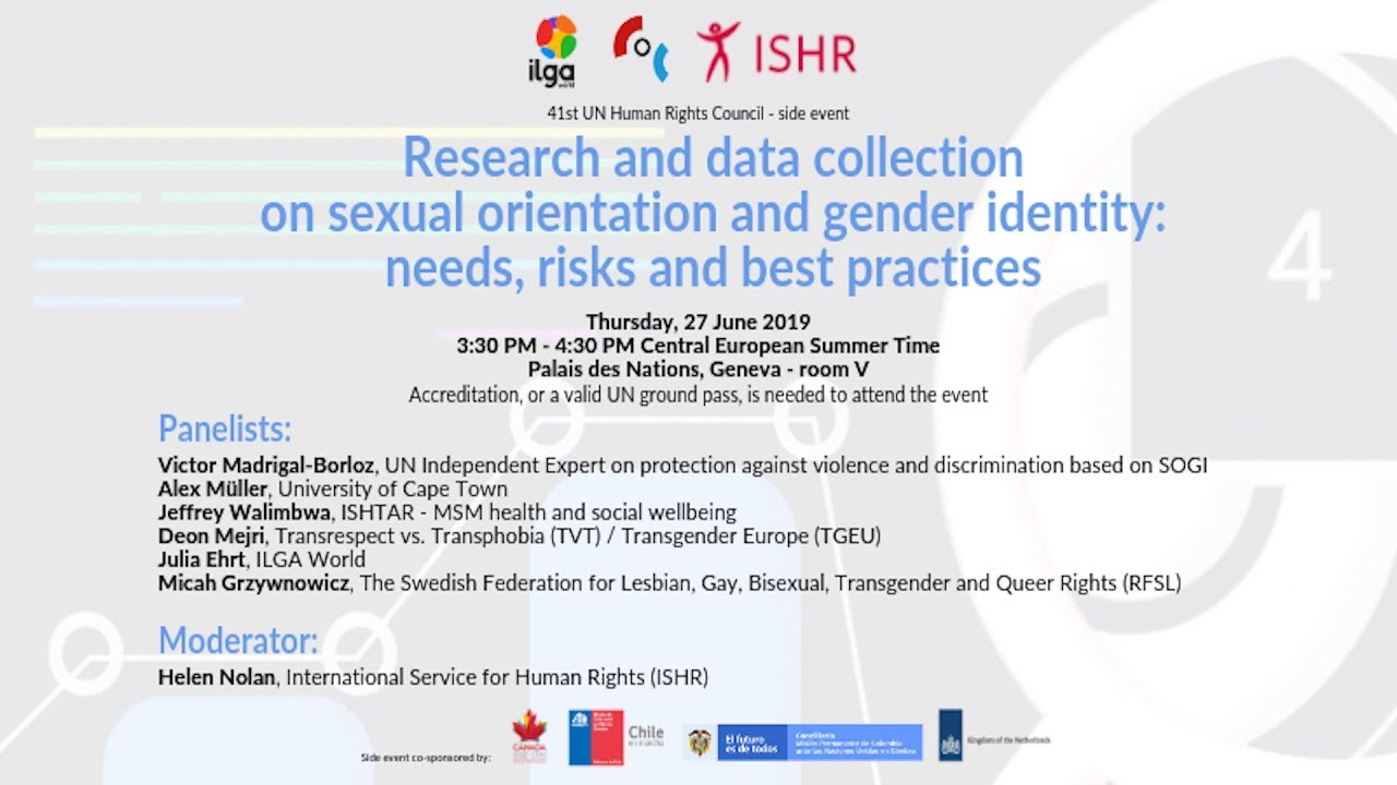 Research and data collection on sexual orientation and gender identity ...