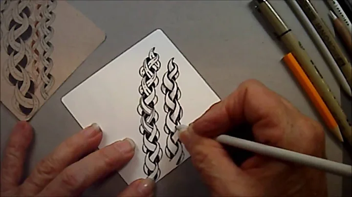 Chainging and Punzel Tangle Pattern Lesson #66